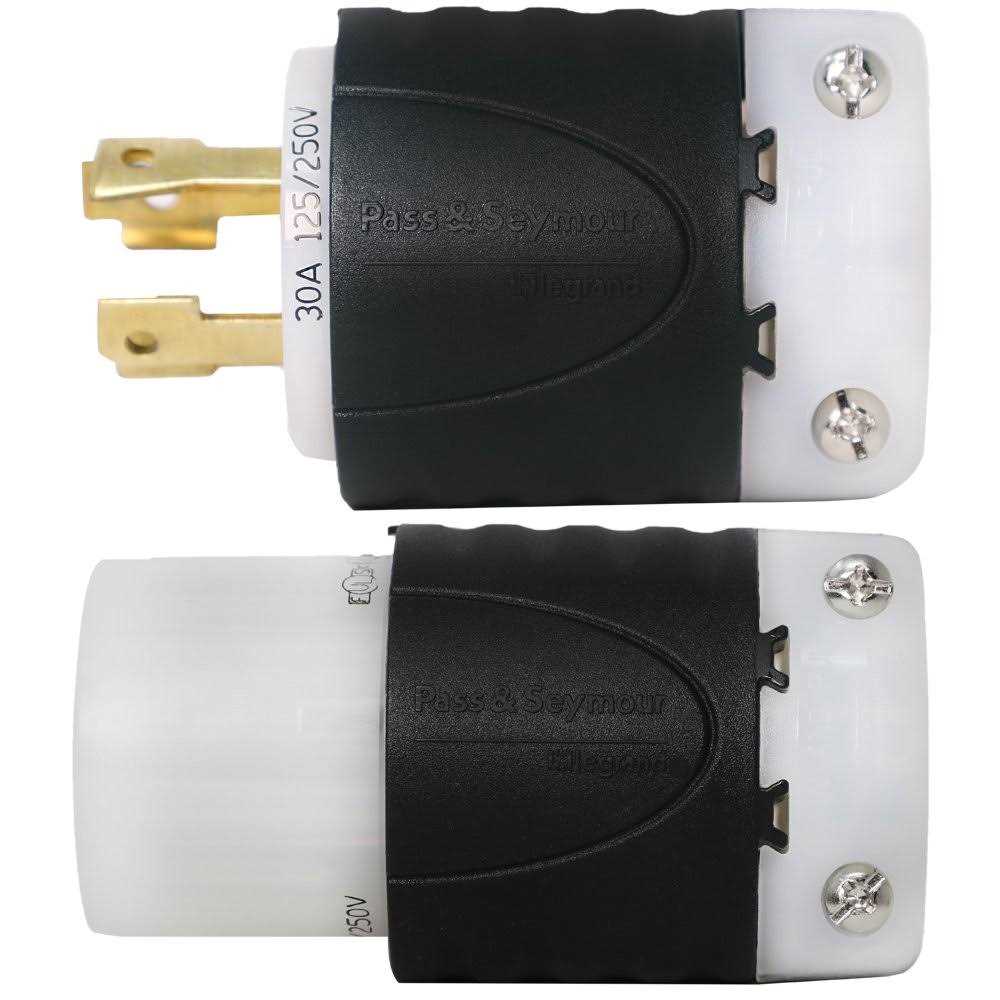 Iron Box l14-30 generator plug and connector set l14-30p + l14-30r 30A - Cheap Fitting