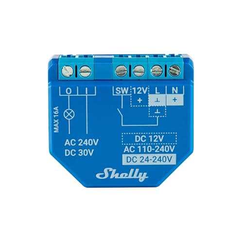 Shelly Plus 1 Relay Switch WiFi Smart Home Automation Compatible with Alexa & Google Home - Cheap Fitting