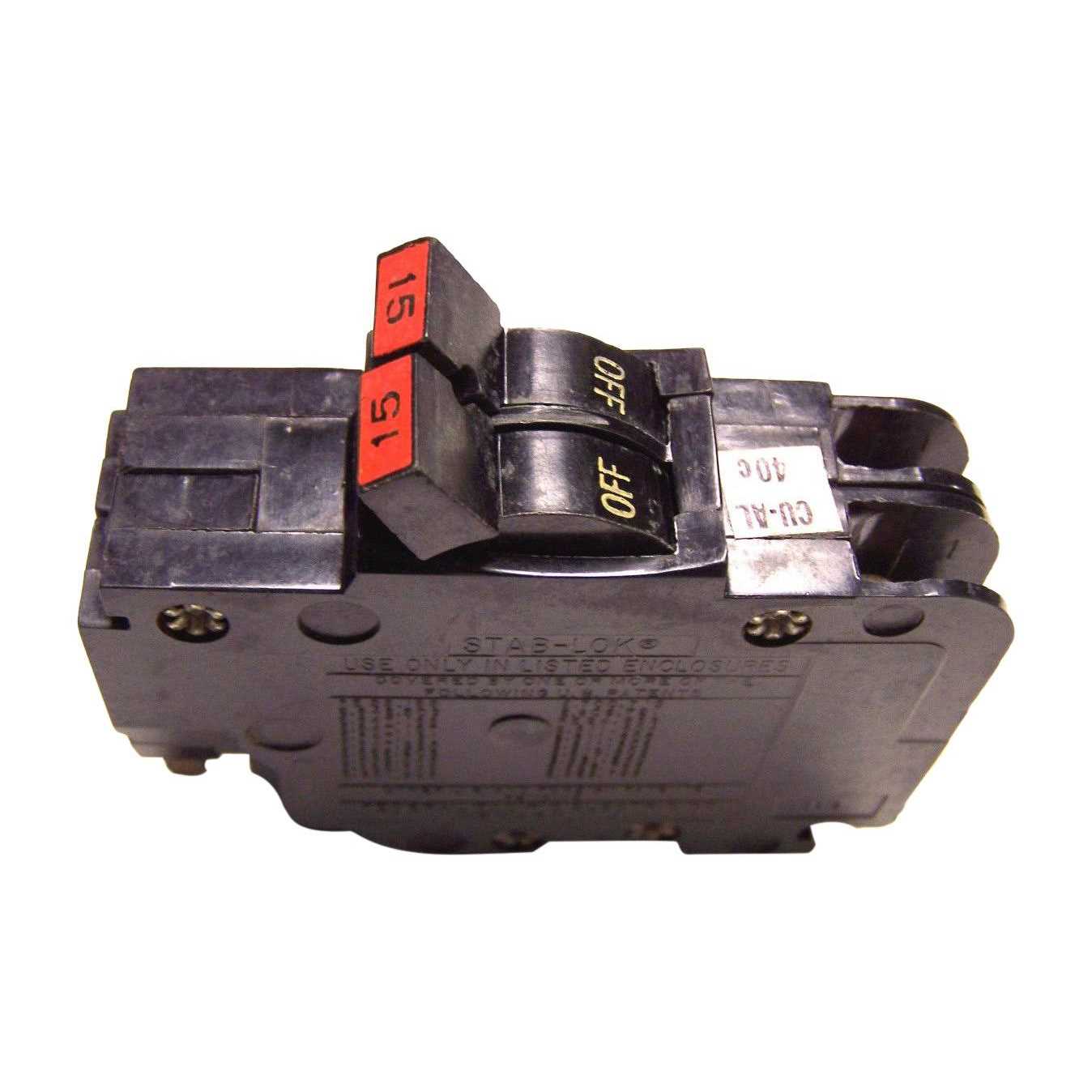 Federal Pacific NC215 0215 Fpe Stab-lok Circuit Breaker 2 Pole 15 Amp 120/240V - Cheap Fitting