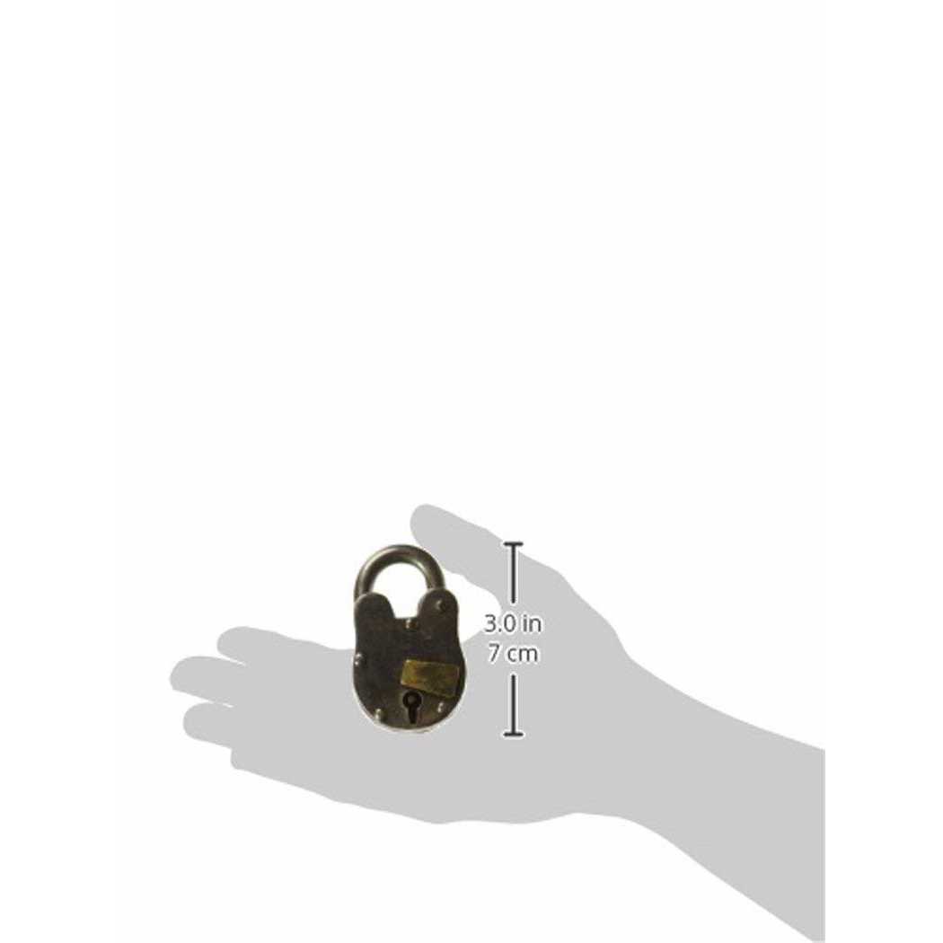Deco 79 Brass Lock And Key - Cheap Fitting