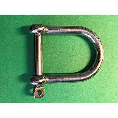 Stainless Steel 316 Wide D Shackle - Cheap Fitting