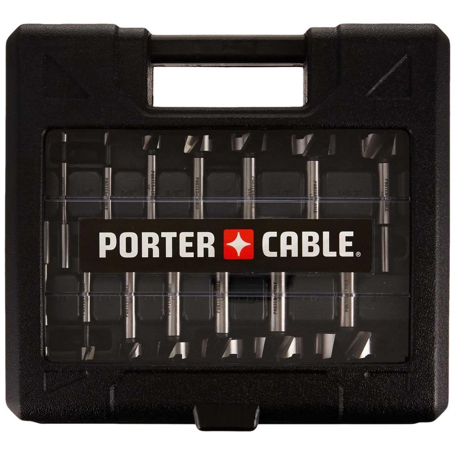 Porter-Cable PC1014 14-Piece Forstner Drill Bit Set - Cheap Fitting