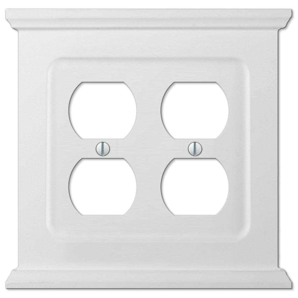 allen + roth LW2050RW Capitol 1-Gang Decorator Standard Wall Plate - Cheap Fitting