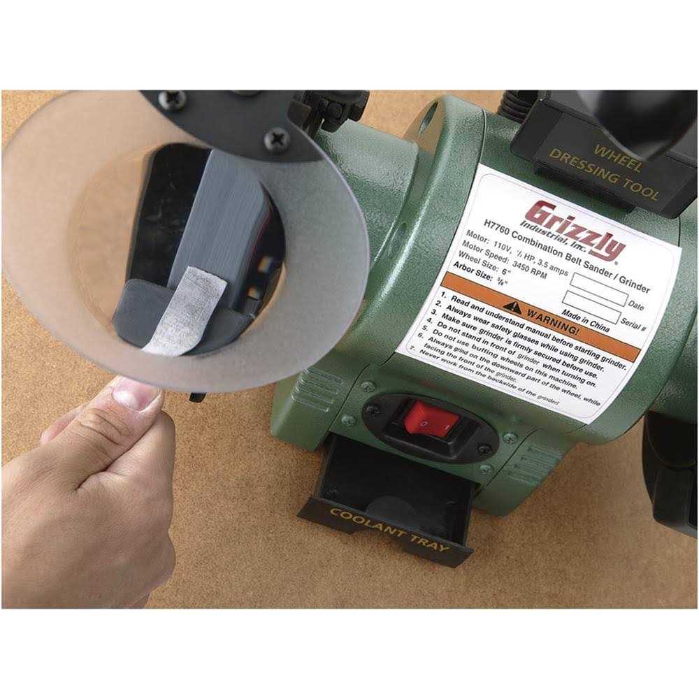 Grizzly Combo Belt Sander/Grinder H7760 - Cheap Fitting