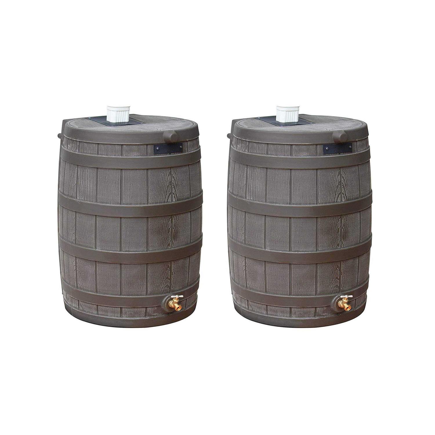 Good Ideas Rain Wizard 50 Gallon Rain Barrel - Cheap Fitting