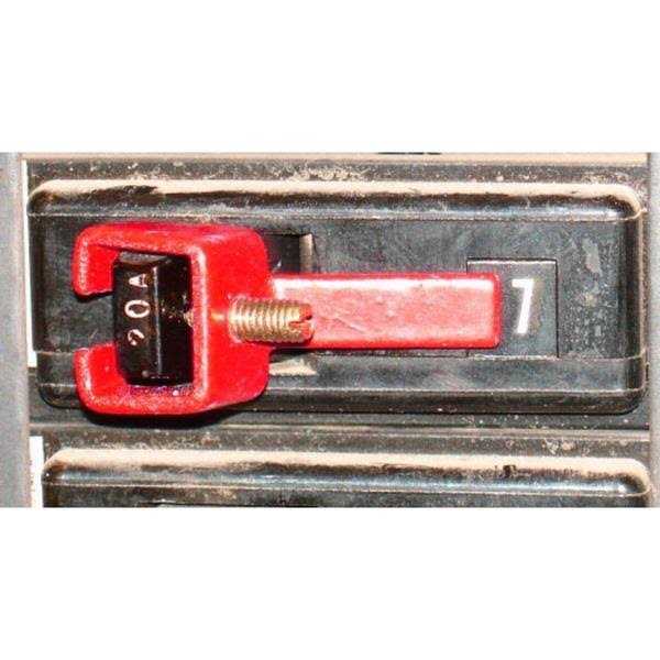 Garvin UBL1-RED Universal Breaker Lock Out Device - Cheap Fitting
