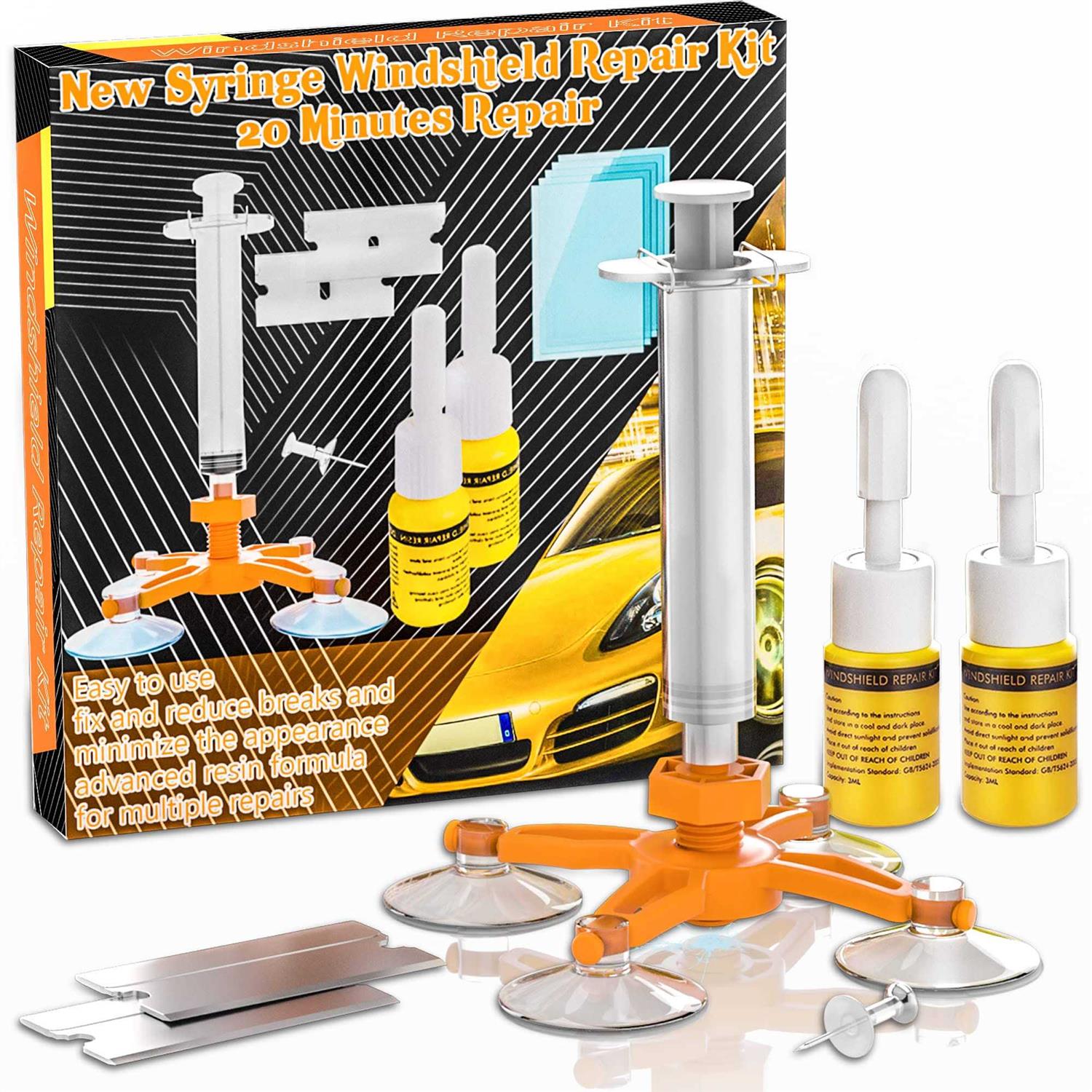Aoda New Windshield Crack Repair Kit Upgraded Windshield Repair Kit - Cheap Fitting