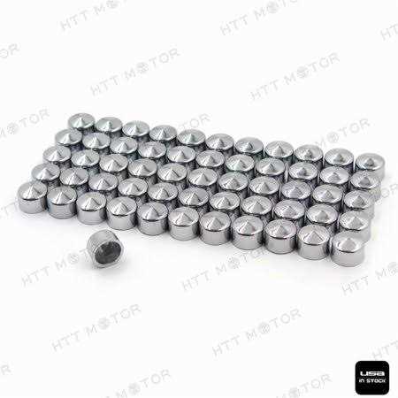 Httmt 63pcs Chrome Caps Cover Kit for 04-15 Harley Sportster Engine & Misc Bolt Nut - Cheap Fitting
