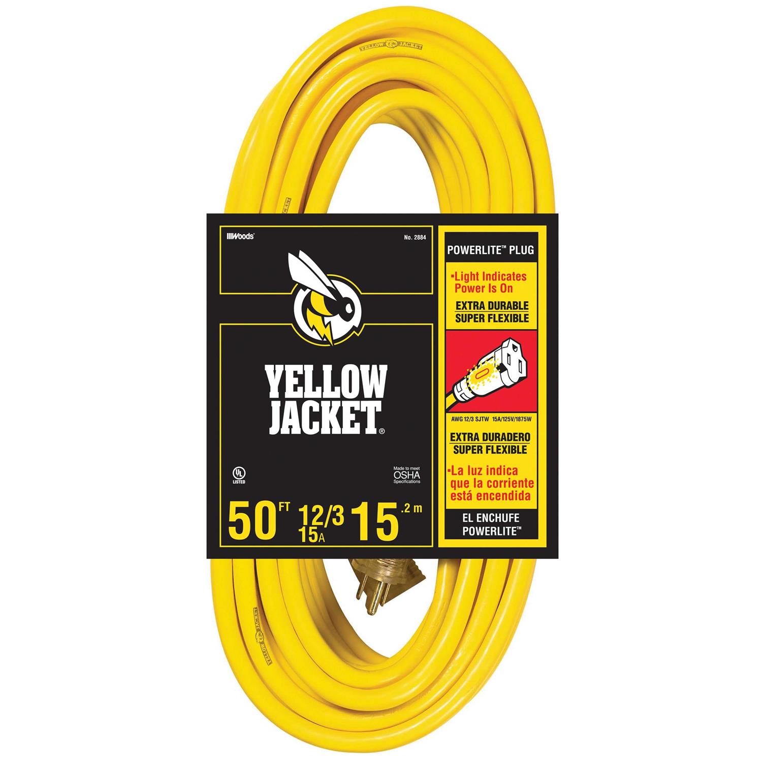 Yellow Jacket Extension Cord - Cheap Fitting
