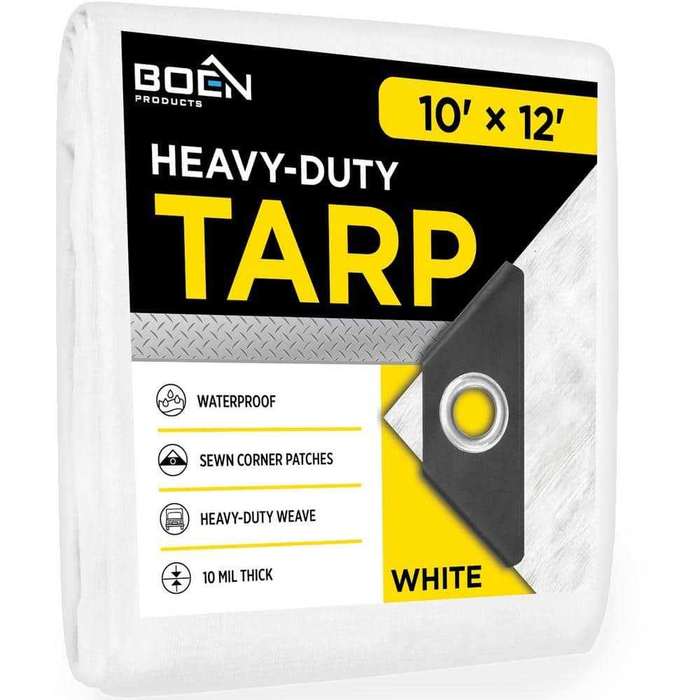 Boen Heavy Duty Poly Tarp Waterproof - Cheap Fitting