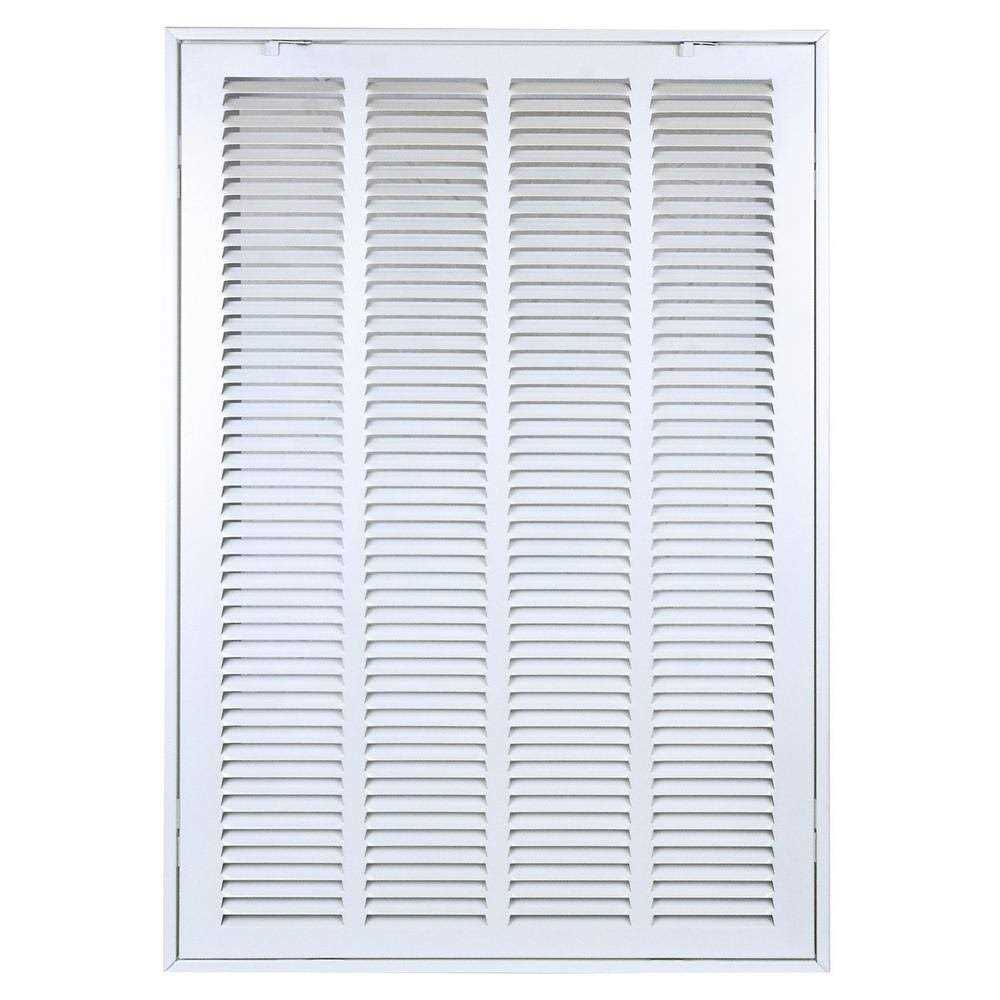 Venti Air 20 in. x Steel Return Air Filter Grille White - Cheap Fitting