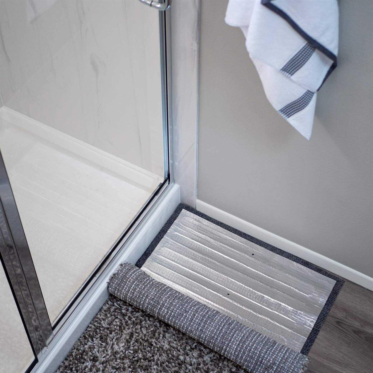 Rugheat Portable Heated Floor Mat Small Fits Under a 2′ x 3′ Rug Foot Warmer Under-Rug Pad for Heated Rug - Cheap Fitting