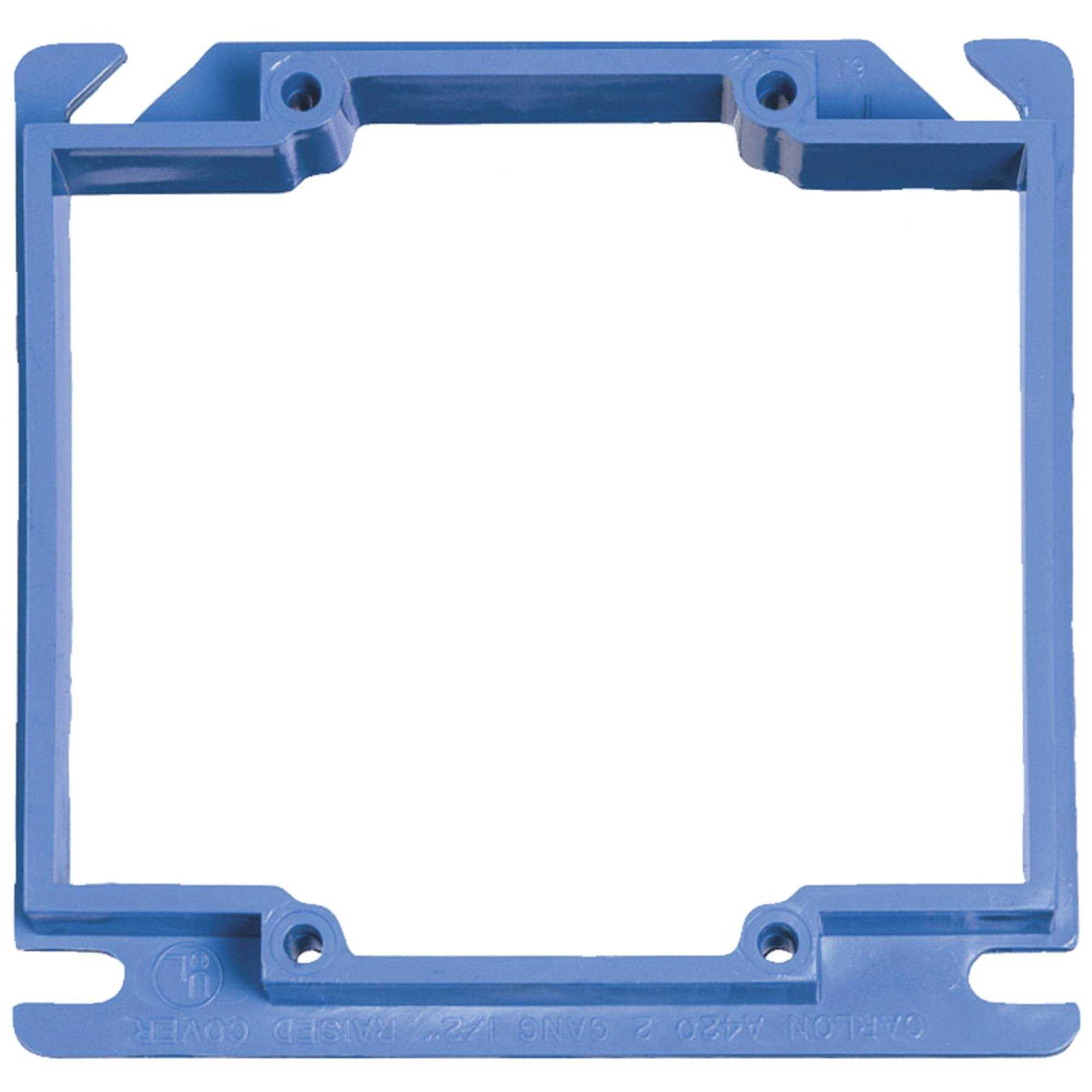 Carlon Square PVC 2 Gang Box Cover - Cheap Fitting