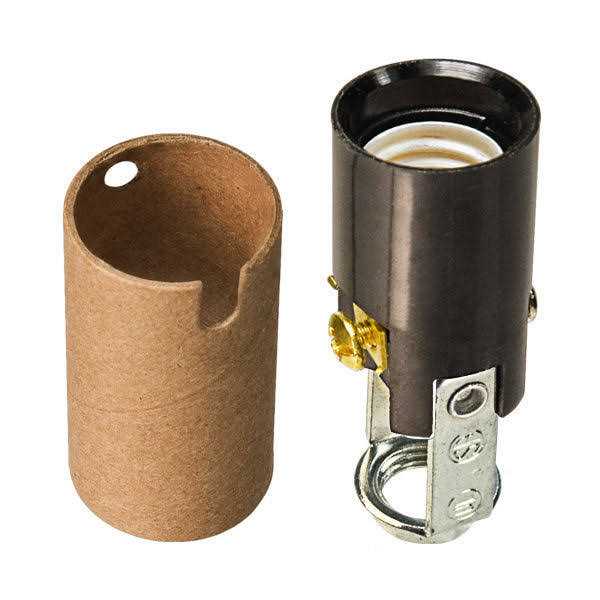 PLT 2 in. Candelabra Base Socket Phenolic 1/8 IP Socket 45-0202-99 - Cheap Fitting
