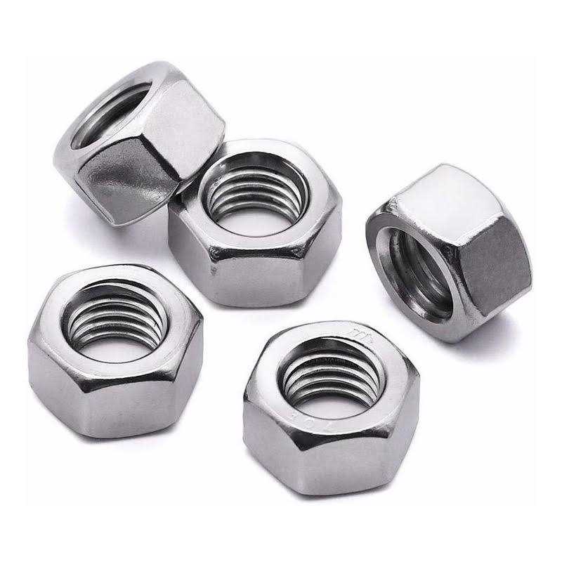 Stainless Steel Finished Hex Nut 304 Stainless Steel 18-8 Hexagon Nut - Cheap Fitting
