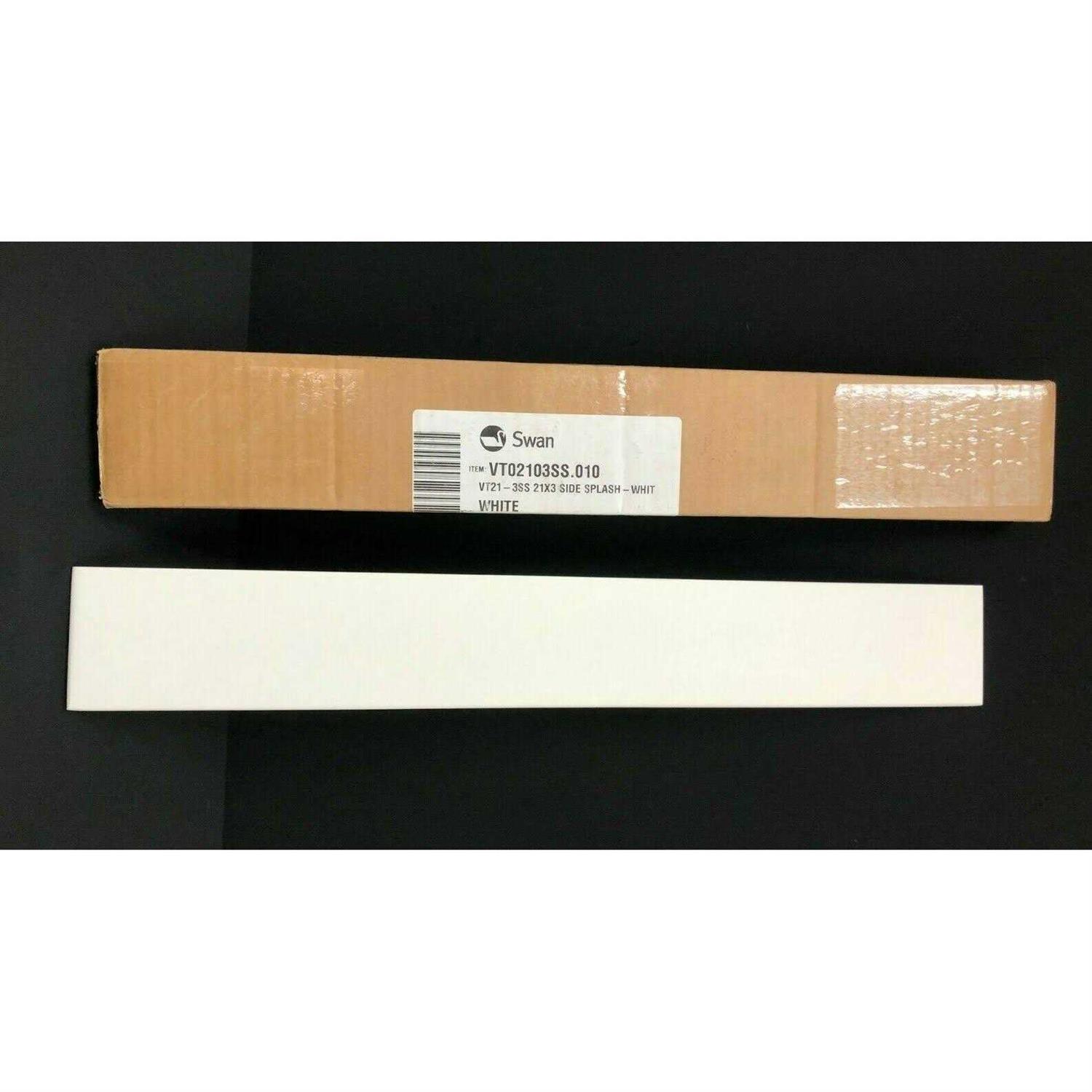 Swan VT02103SS.010 Ellipse/Contour Solid Surface Vanity Side Splash Finish - Cheap Fitting