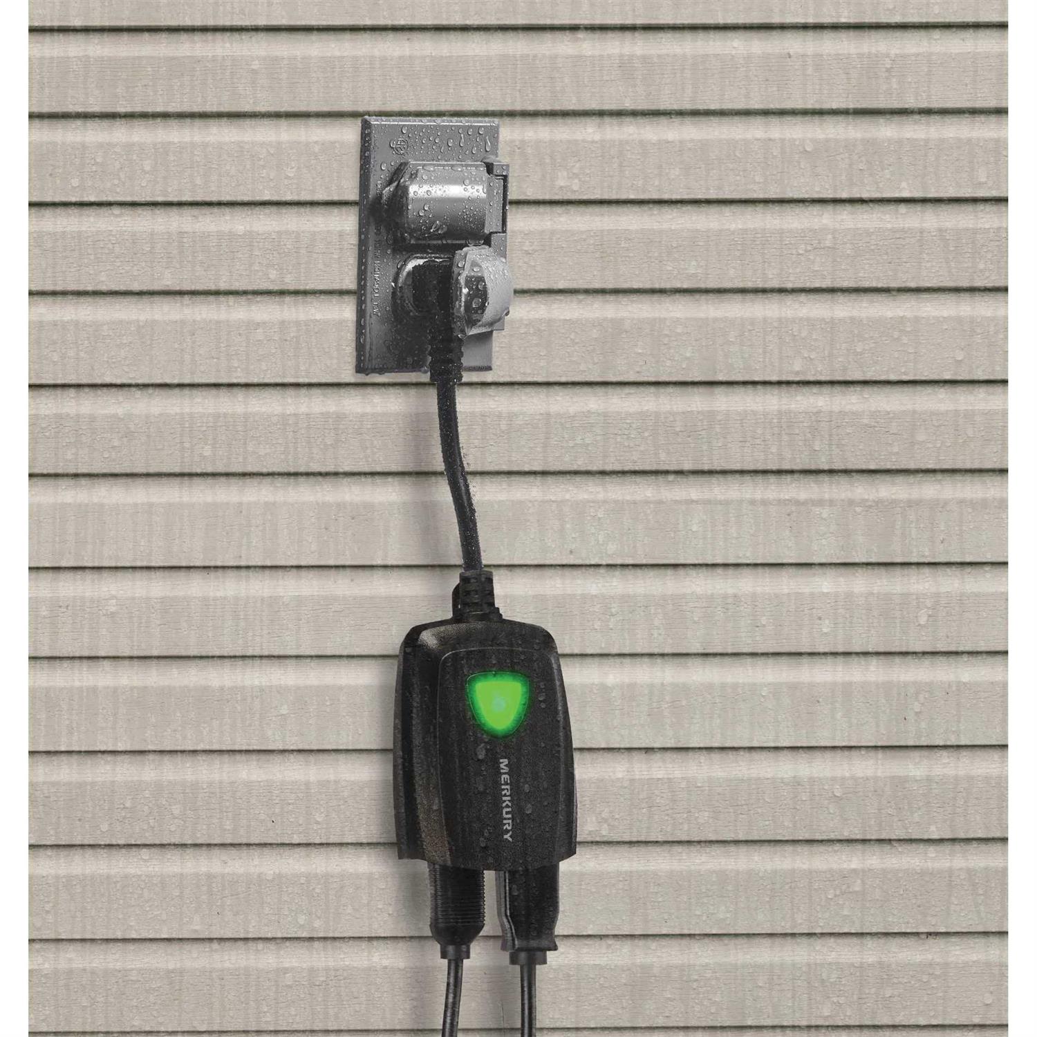 Merkury Innovations Wireless 2 Outlet Surge Suppressor with Remote - Cheap Fitting