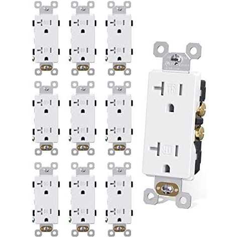 aida duplex receptacle outlet 20amp 125v wall outlet residential - Cheap Fitting