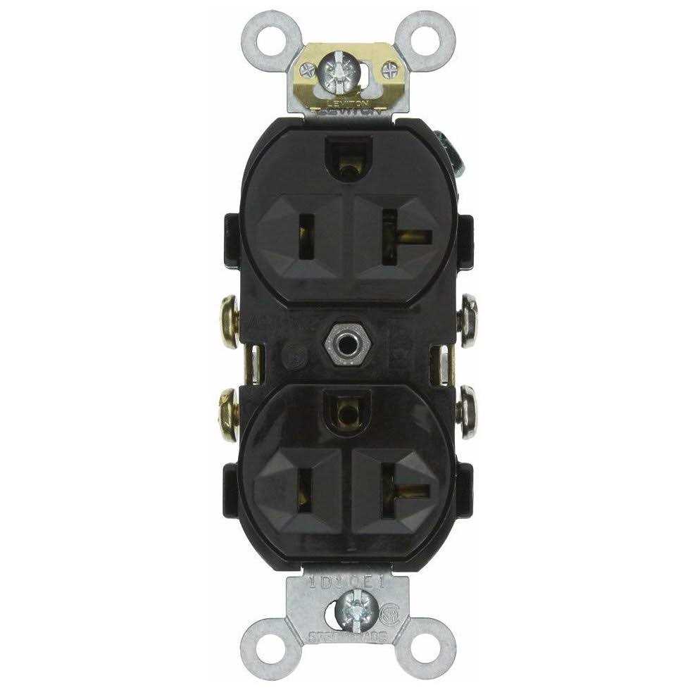 Leviton CR20 Duplex Receptacle - Cheap Fitting