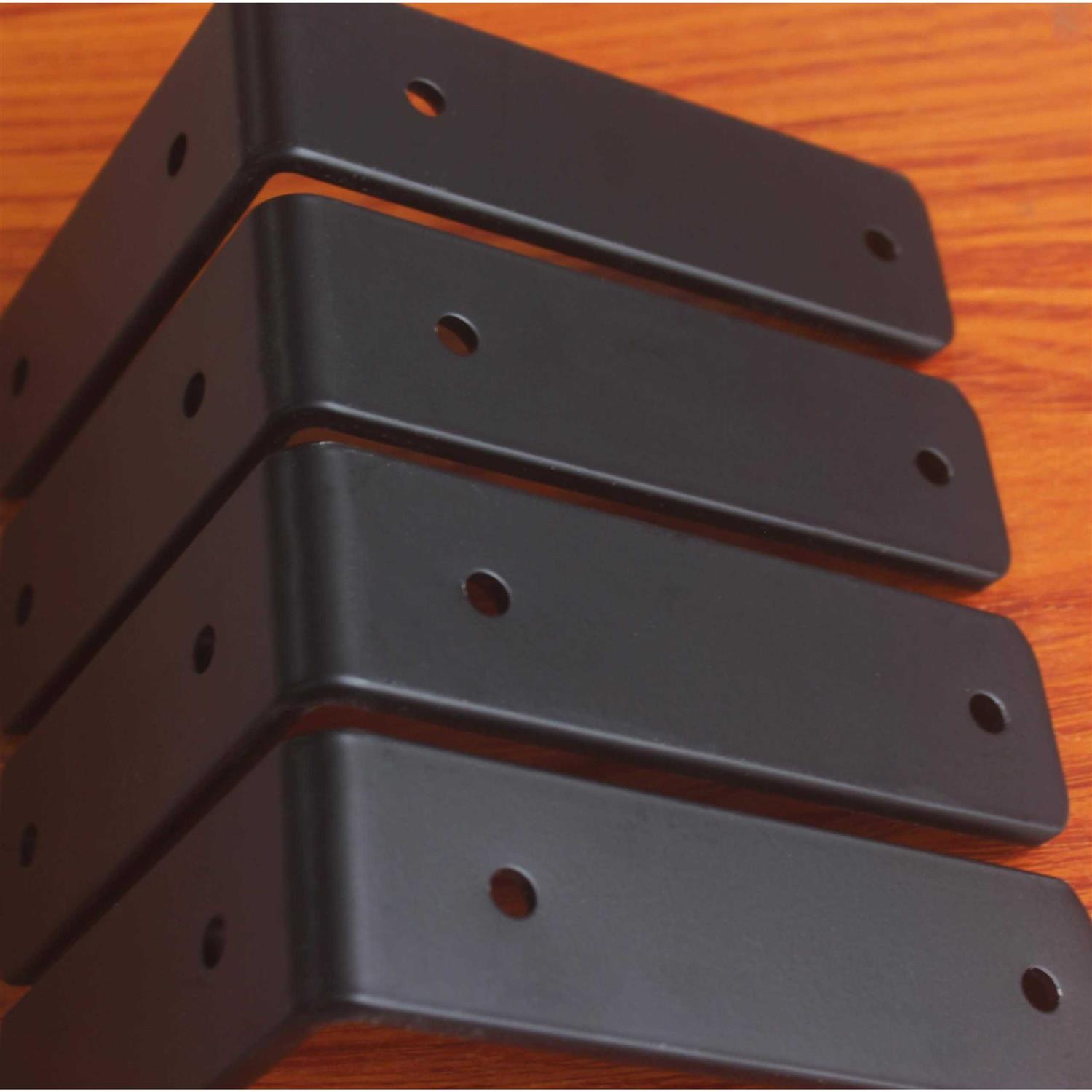 4 Pack L 5 x H 4 x W 1.5 5mm Thick L Shelf Bracket - Cheap Fitting