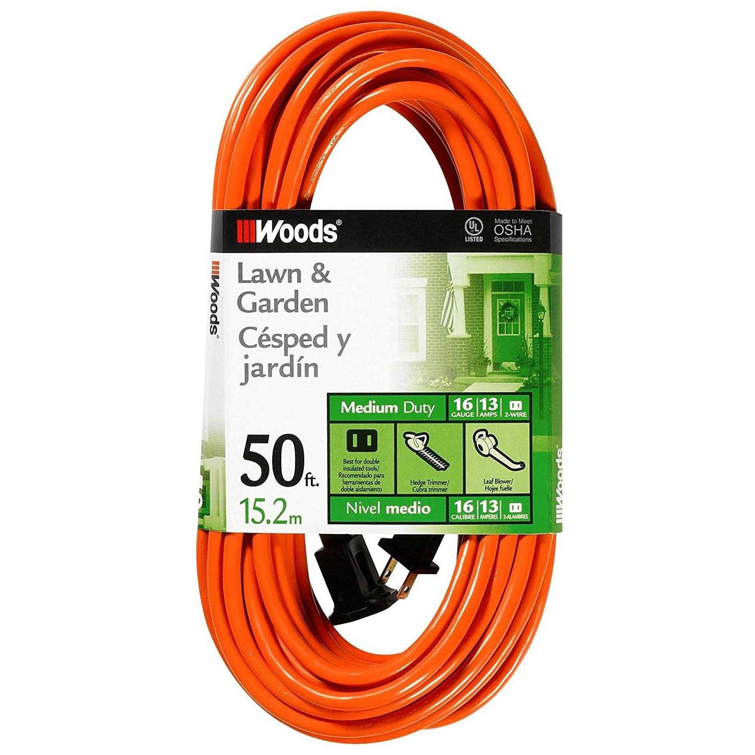 Woods Extension Cord - Cheap Fitting