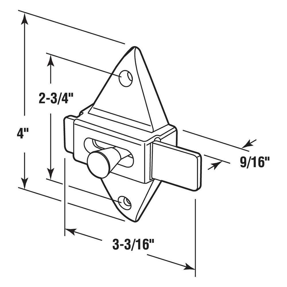 Prime-Line PH 17039 Slide Latch - Cheap Fitting