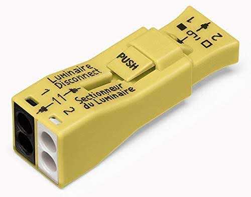 Wago 873-902 Lumi-nuts Push Wire Connector for Luminaire Disconnect 500 PK - Cheap Fitting