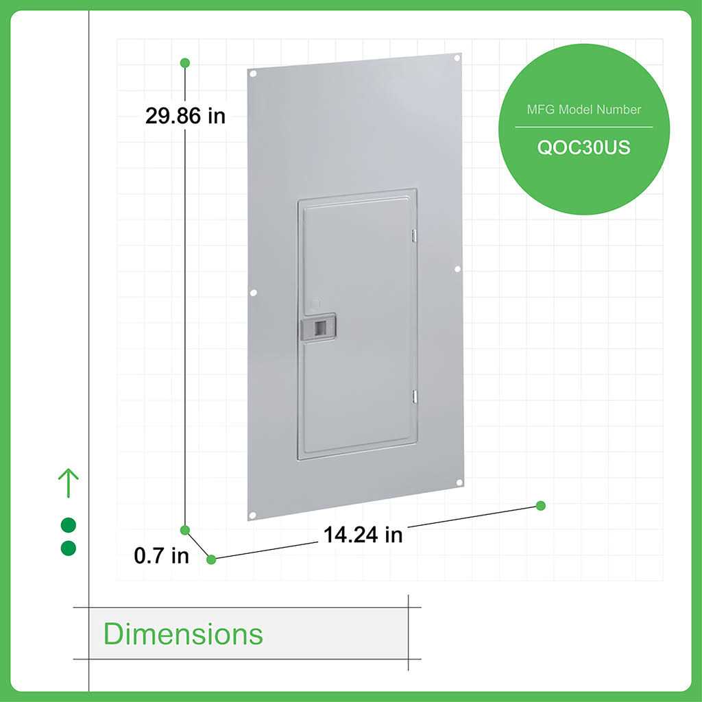 Square D QOC30US Load Center Cover - Cheap Fitting