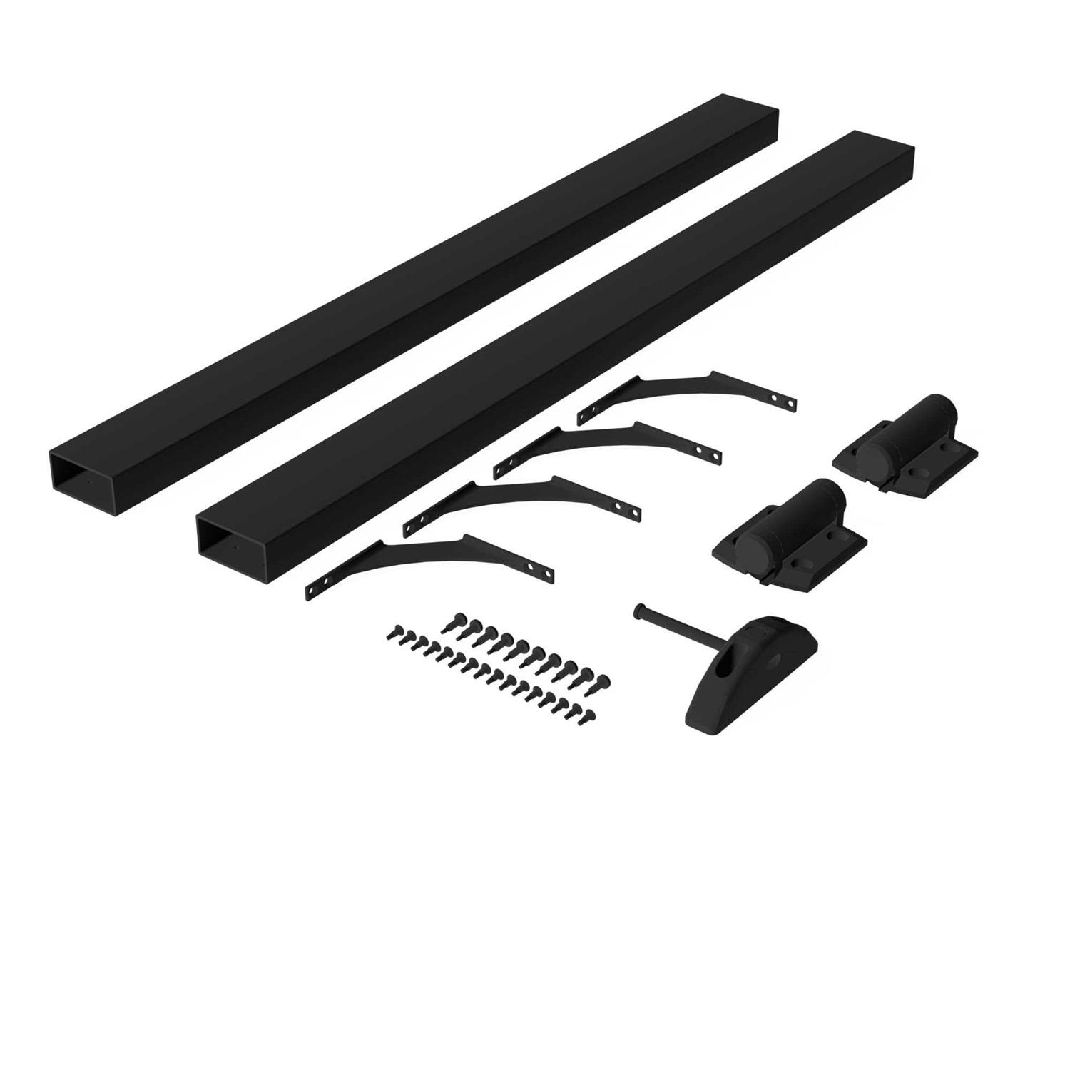 Deckorators Rapid Rail Textured Black Aluminum Deck Rail Gate Conversion Kit - Cheap Fitting