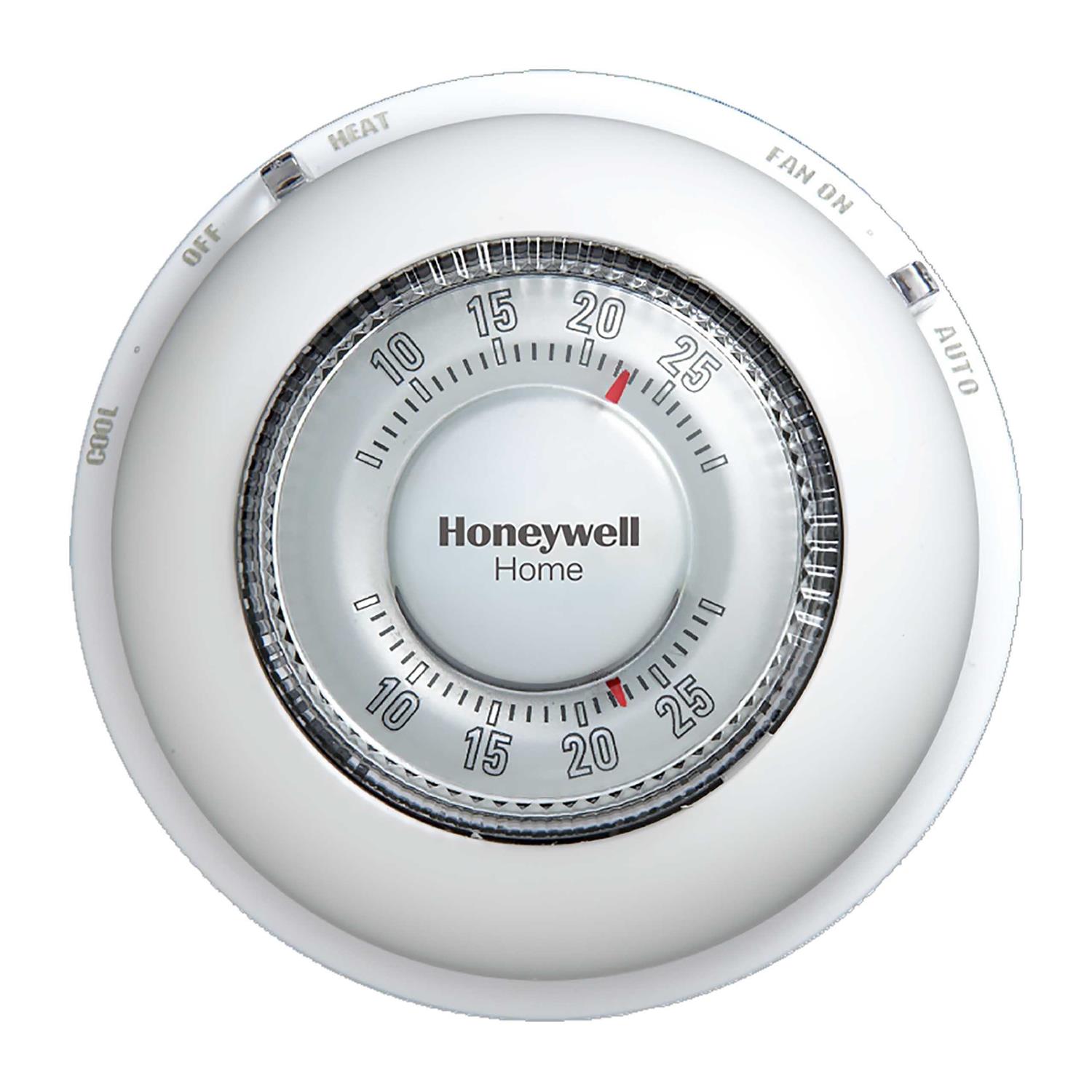 Honeywell T87N1000 Round Non-Programmable Thermostat Heat/Cool or Pump - Cheap Fitting
