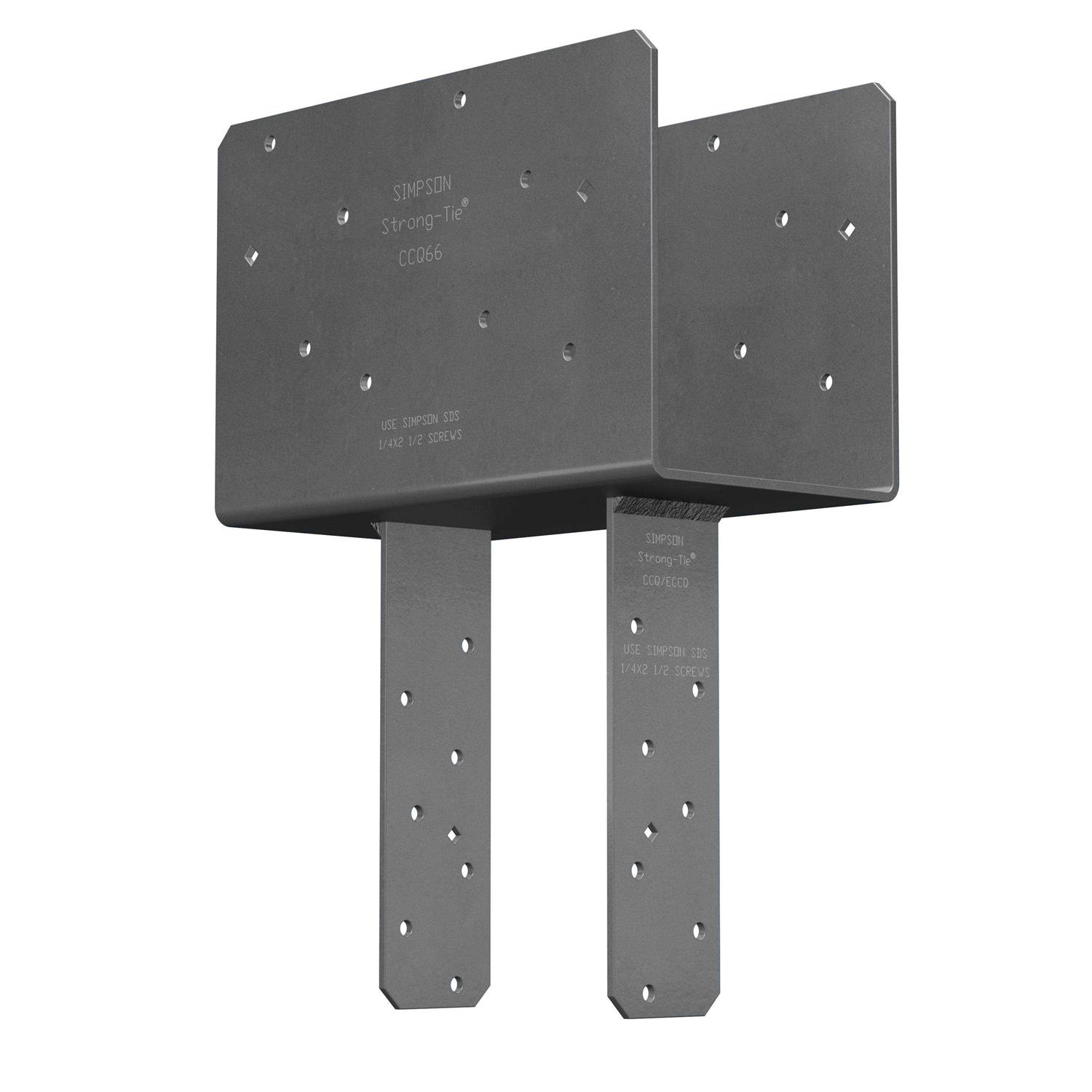 Simpson Strong-Tie CCQ66SDS2.5 Column Cap	Simpson Strong-Tie CCQ66SDS2.5 Column Cap - Cheap Fitting