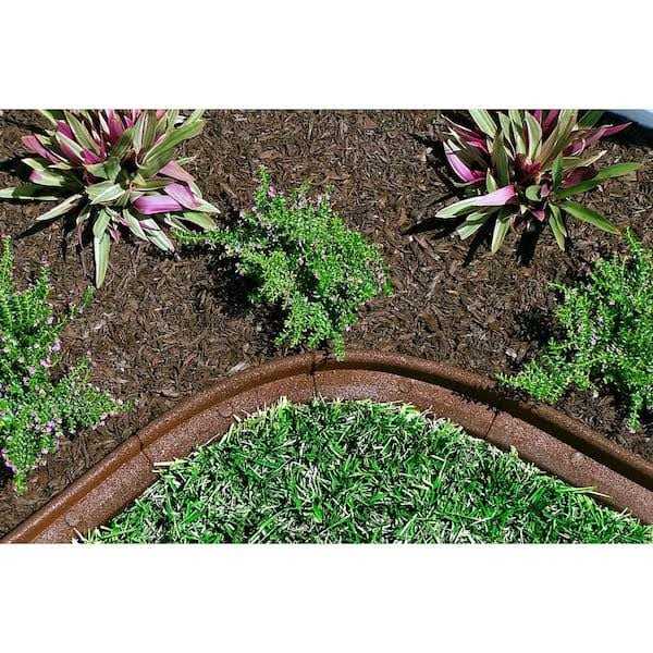 Vigoro EcoBorder 4 ft Rubber Landscape Edging - Cheap Fitting