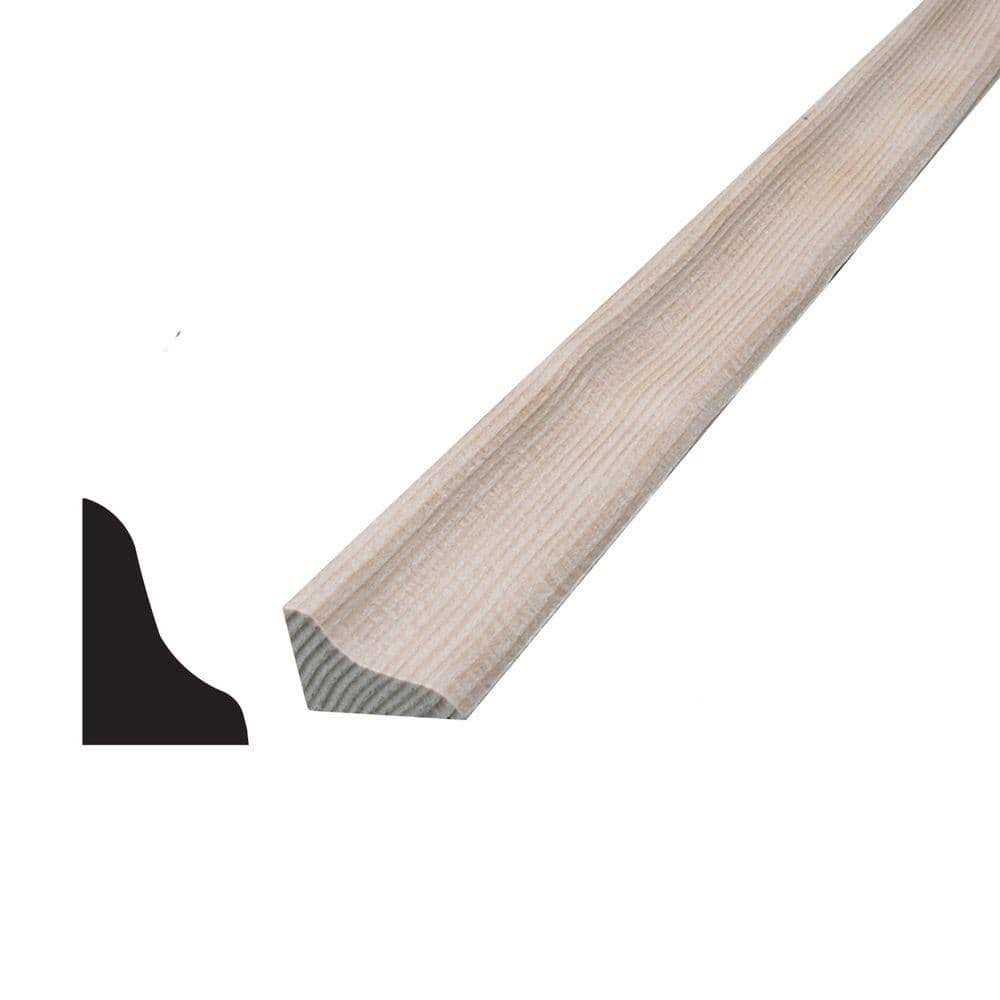 Alexandria Moulding 1/2 in. x 3/4 in. x 96 - Cheap Fitting
