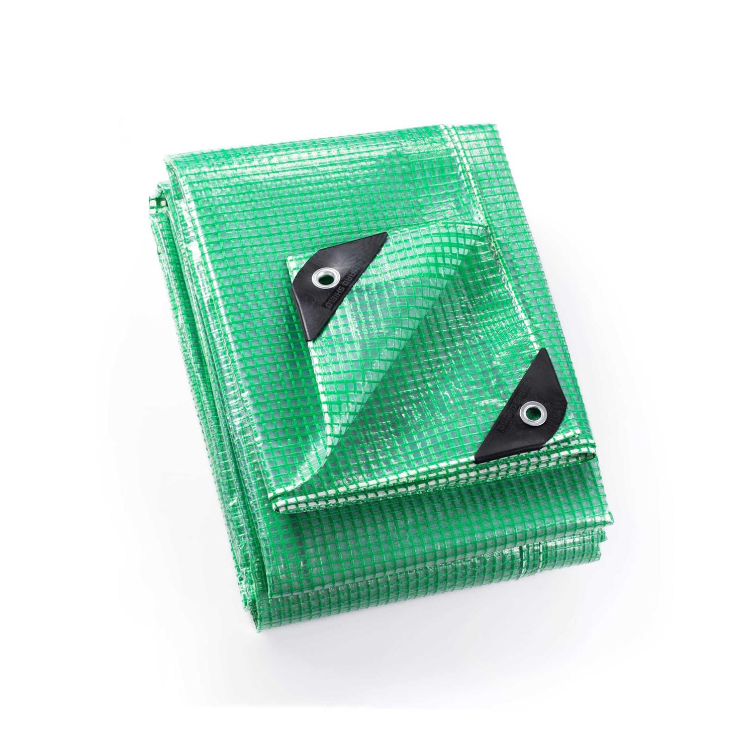 GUARD SHIELD Clear Green Tarp Heavy Duty Waterproof for Greenhouse Outdoor Garden Poly Cover UV Resistant 3×3 Weave 1 - Cheap Fitting