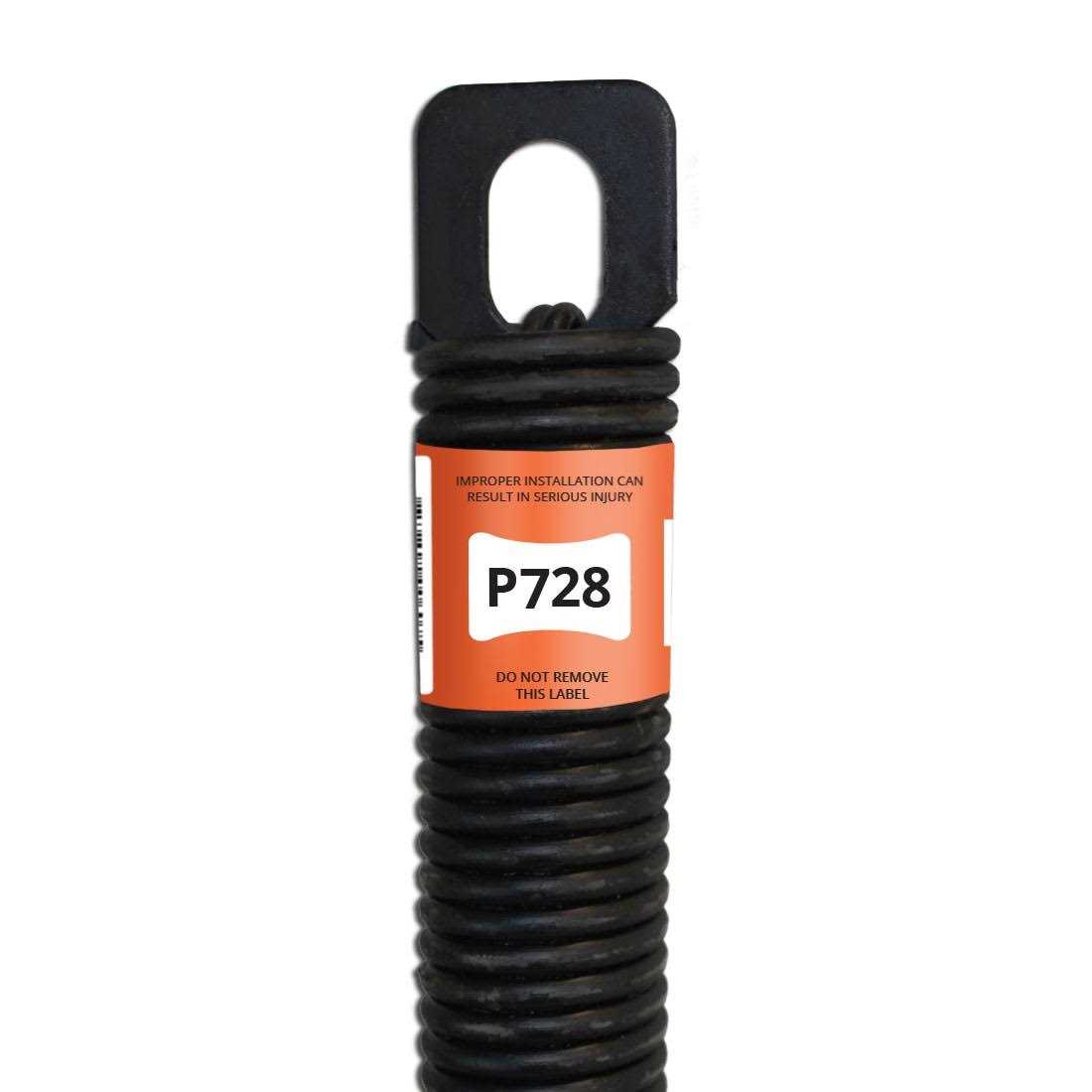 E900 Hardware P728 28-Inch Plug-End Garage Door Spring - Cheap Fitting