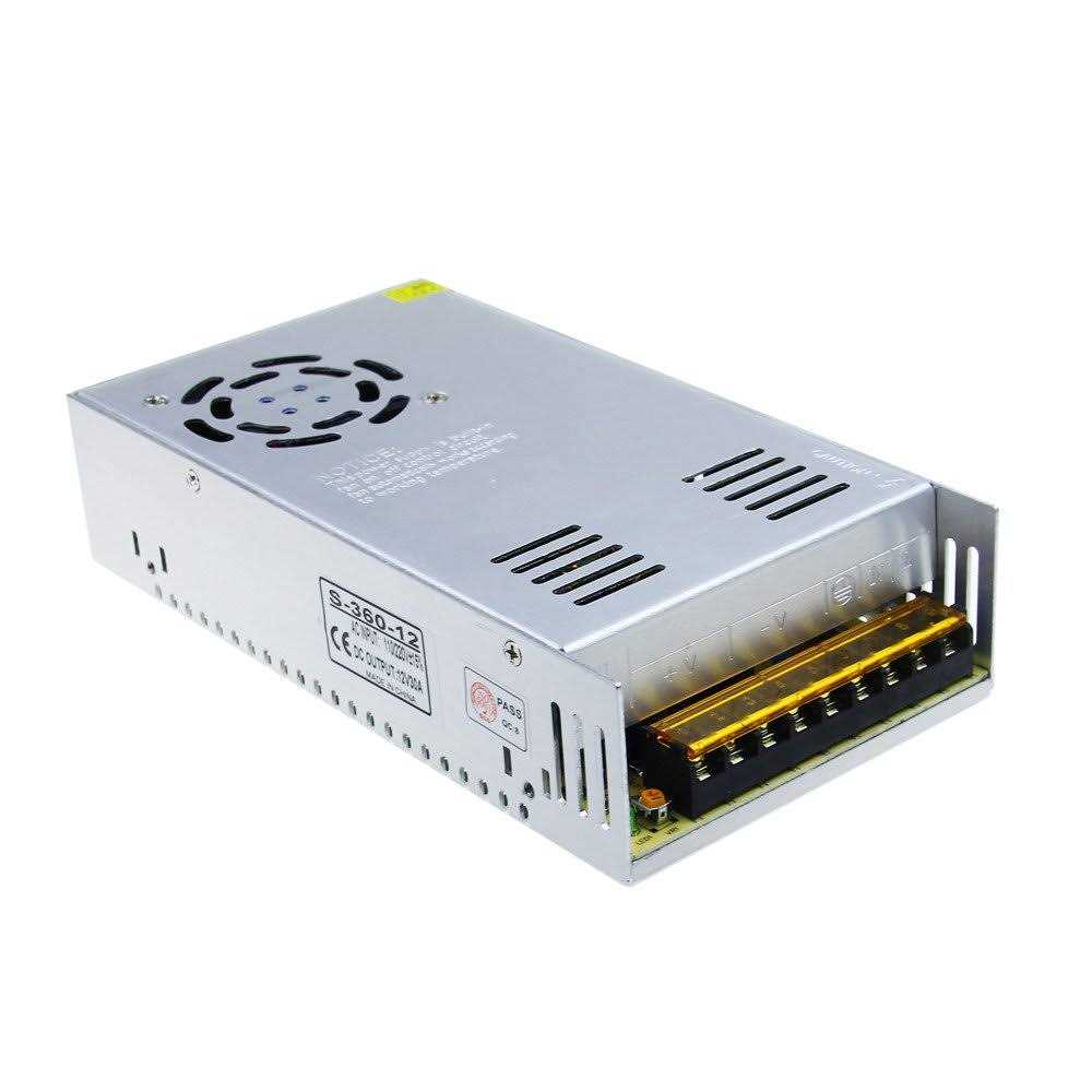ALITOVE Ac 110V220V to Dc 12V 30A 360W Universal Regulated Switching Power Supply Transformer Adapter LED Driver for LED Strip - Cheap Fitting