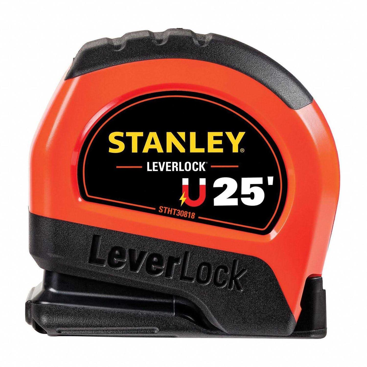 Stanley LeverLock High Visibility Tape Measure - Cheap Fitting
