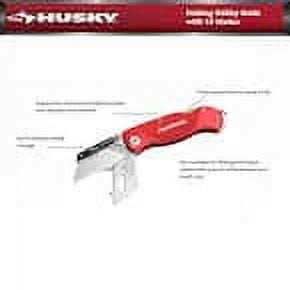 Husky Folding Lock-Back Utility Knife - Cheap Fitting