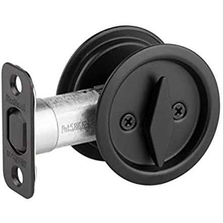 Kwikset Satin Nickel Privacy Round Pocket Door Lock - Cheap Fitting