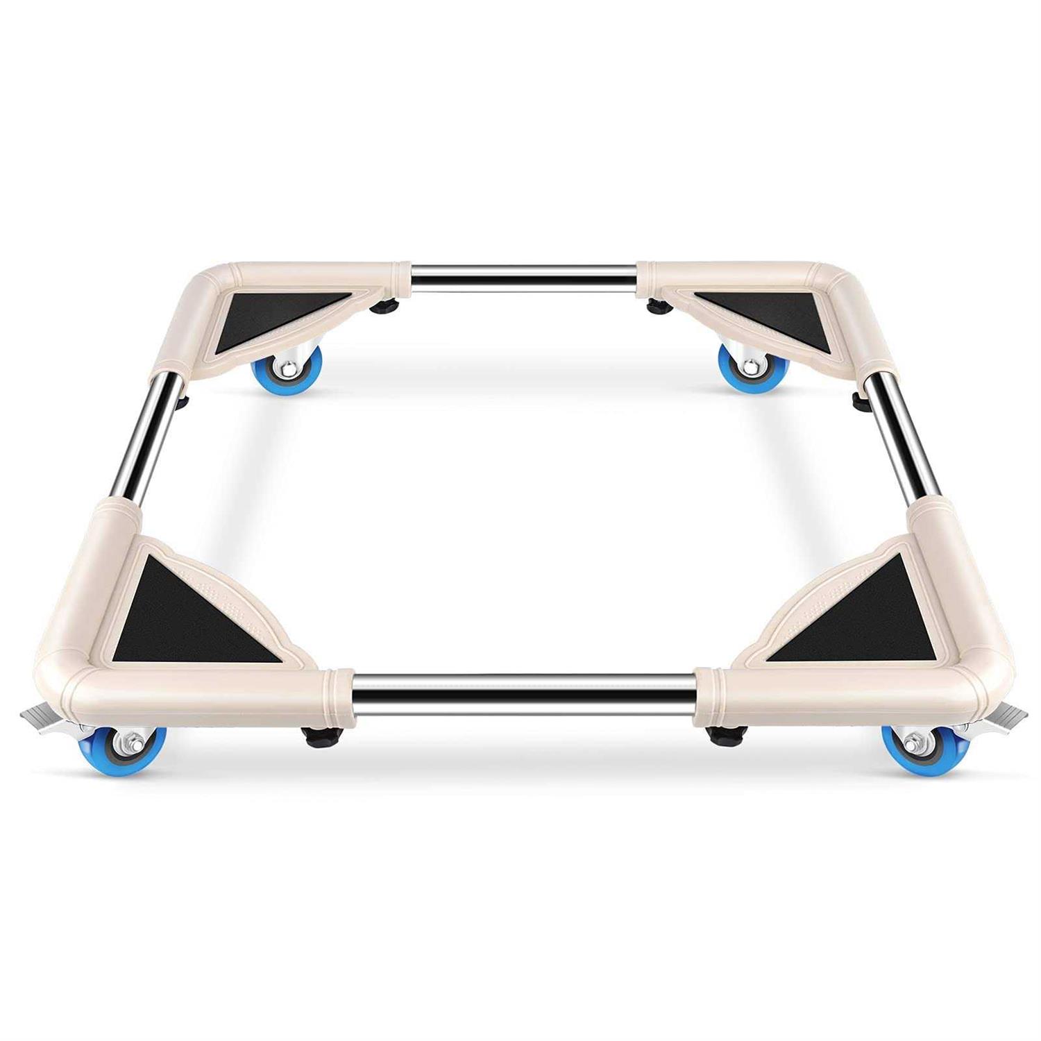 Spacecare Mobile Roller with 4 Locking Wheels-Adjustable Furniture Dolly Washing Machine Stand Refrigerator Base Moving Cart - Cheap Fitting