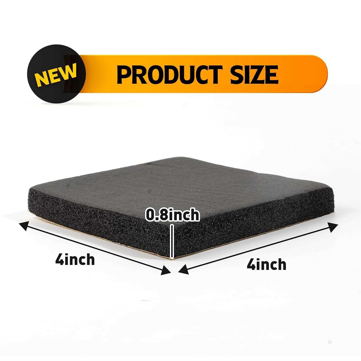 HOMCHEK Foam Padding Sheet 3/4 Thick Adhesive Neoprene Insulation Foam Furniture Cars Speakers - Cheap Fitting