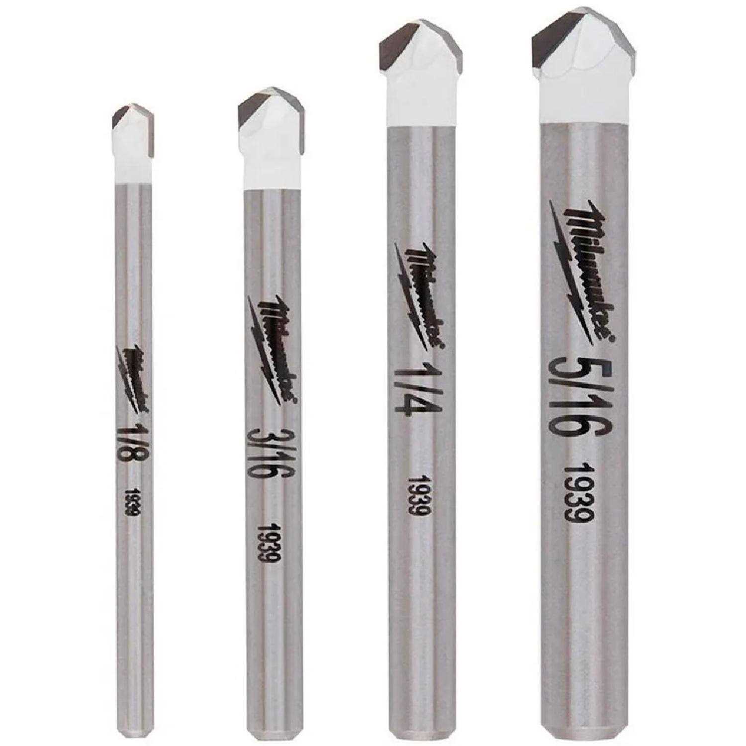 Milwaukee 48-20-8998 4pc Natural Stone Bit Set - Cheap Fitting