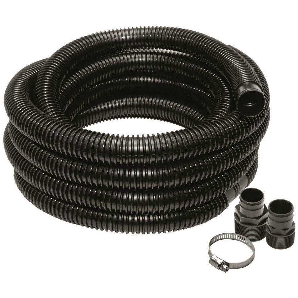 Everbilt Sump Pump Discharge Hose Kit 1-1/4 in. x 24 ft - Cheap Fitting