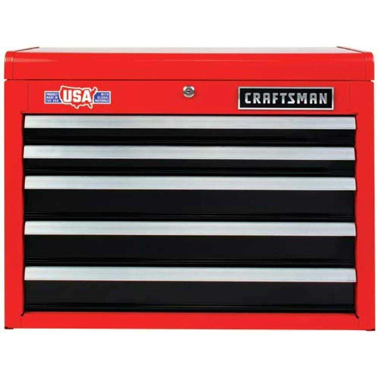 Craftsman CMST98214RB 2000 Series 26-in W x 19.75-in H 5-Drawer Steel Tool Chest - Cheap Fitting