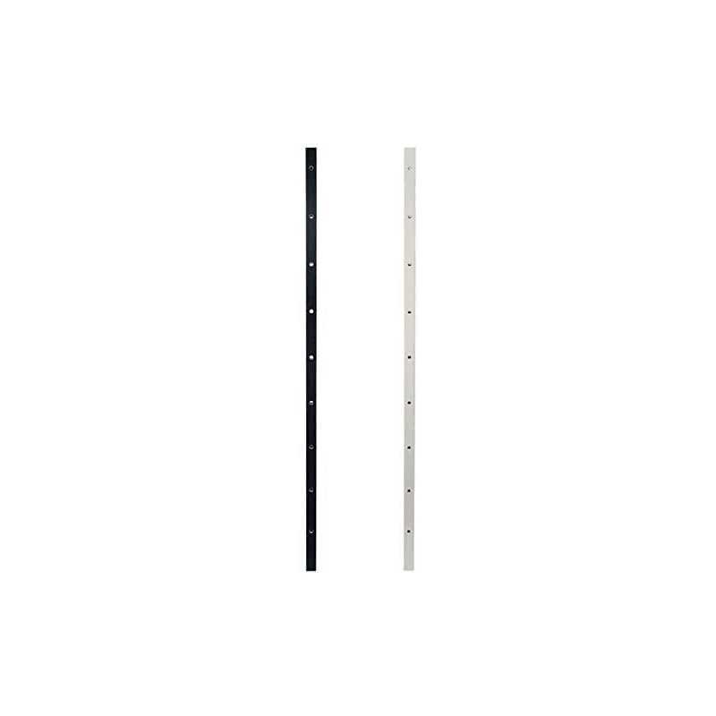 VistaView CableTec 3/4 Inch Square Black Aluminum Pre-Drilled Pickets with Mounting Brackets for 1/8 Level Cable Railings - Cheap Fitting