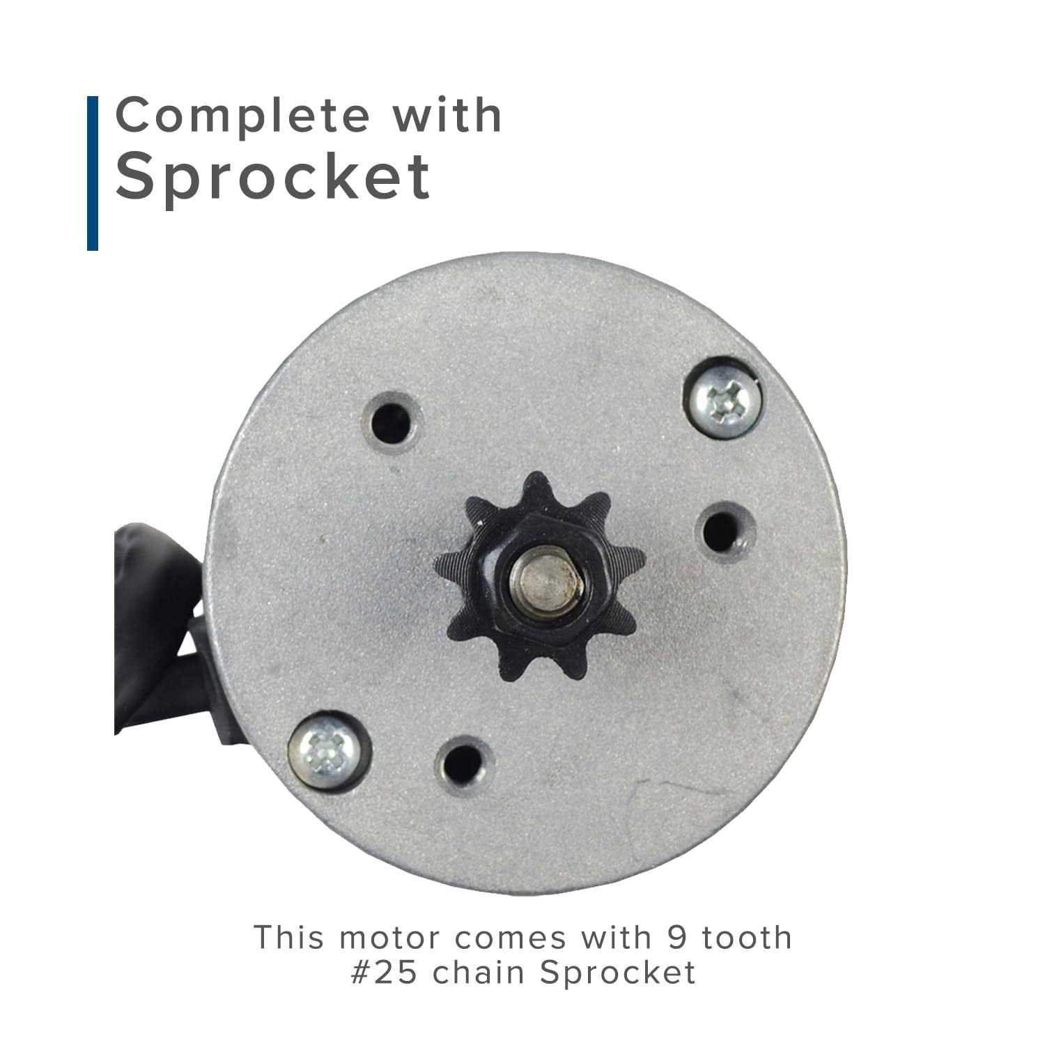 jigsawpuzzlesmart 24 Volt 100 Watt Electric Motor for Razor e100, e124, e150, and e175 - Cheap Fitting