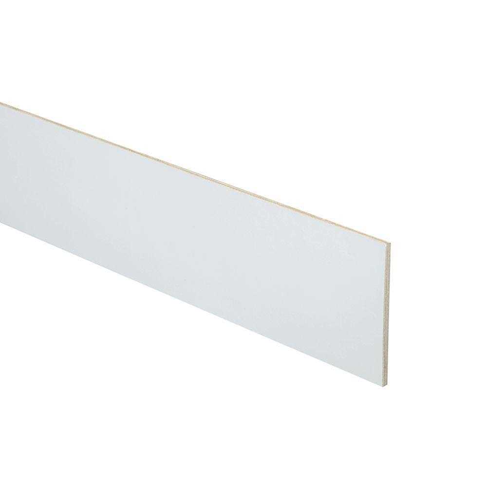 Home Decorators Collection Washington Vesper White Plywood Shaker Assembled Kitchen Cabinet Matchin.g Toe Kick 96 in. W x 0.125 in. D x 4.5 in. H - Cheap Fitting