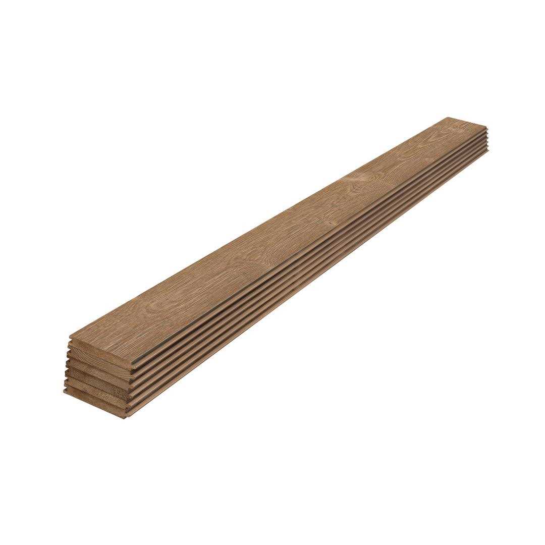 UFP-Edge Thermally Modified Wood 1 in. x 6 in. x 8 ft. Tongue and Groove Boards - Cheap Fitting