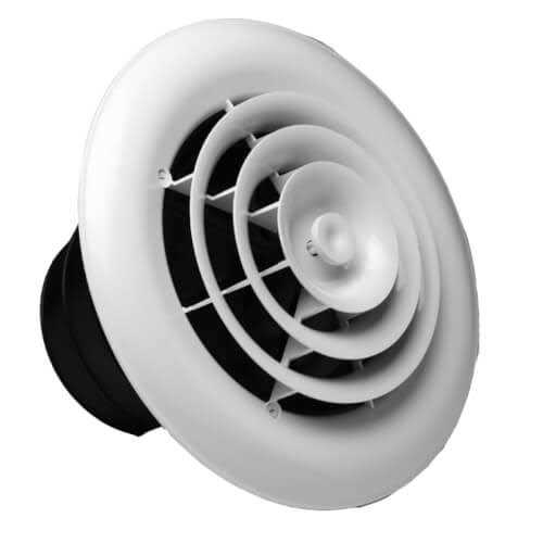 Airtec 81901 MV360S Ceiling Diffuser w/ Round Grille - Cheap Fitting