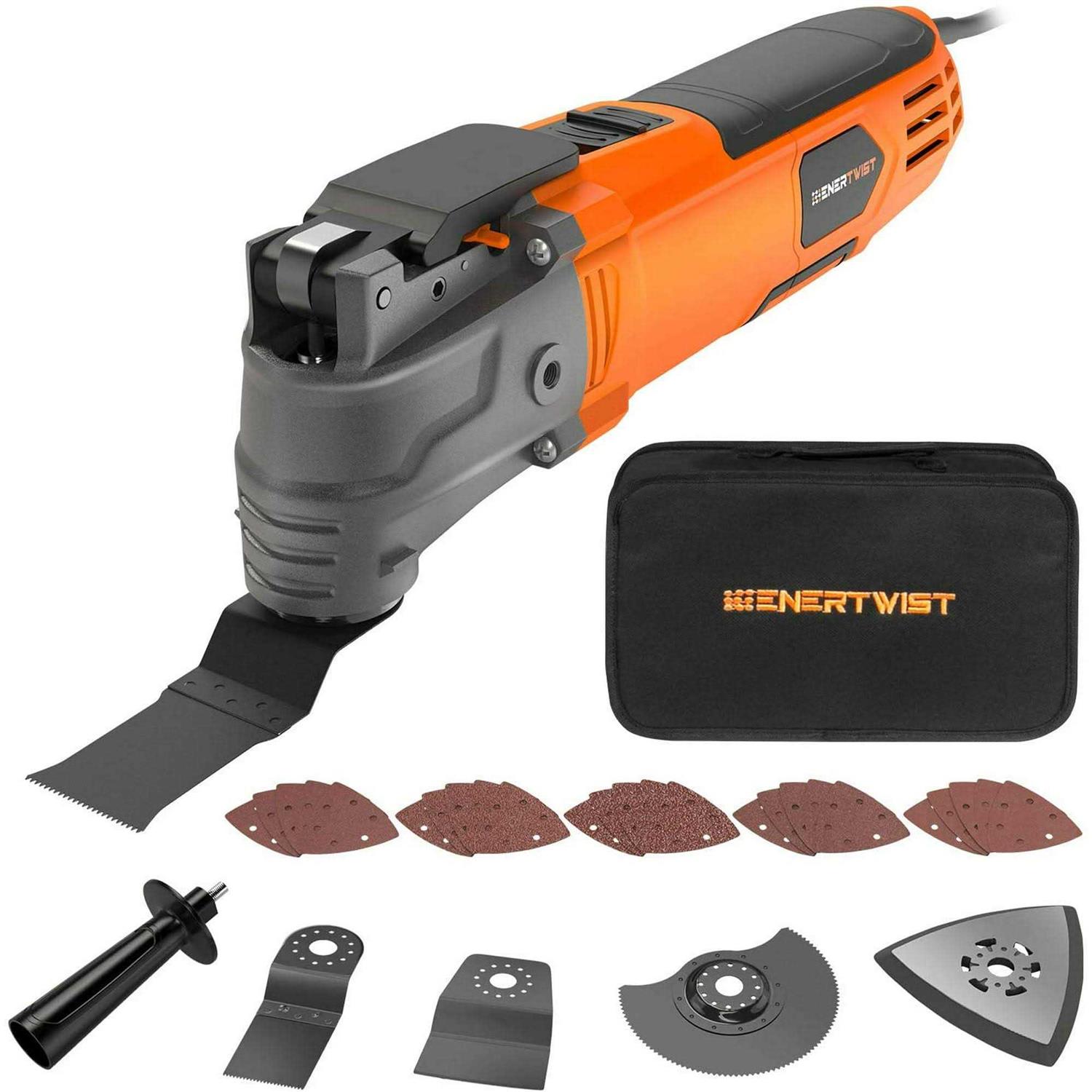 ENERTWIST Oscillating Tool 4.2 Amp Oscillating Multitool Kit with 5° Oscillation Angle - Cheap Fitting